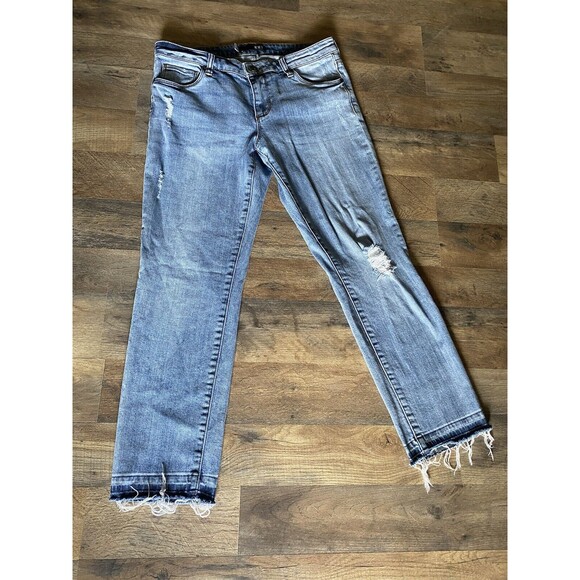 KUT FROM THE KLOTH REESE ANKLE STRAIGHT LEG‎ JEANS WOMENS SIZE 6 - Picture 1 of 8